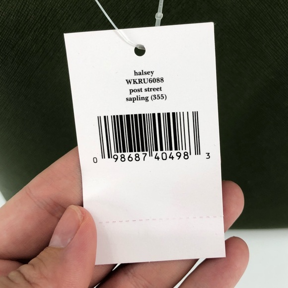 Kate Spade Halsey Post Street Olive Green Tote Bag - Picture 8 of 15